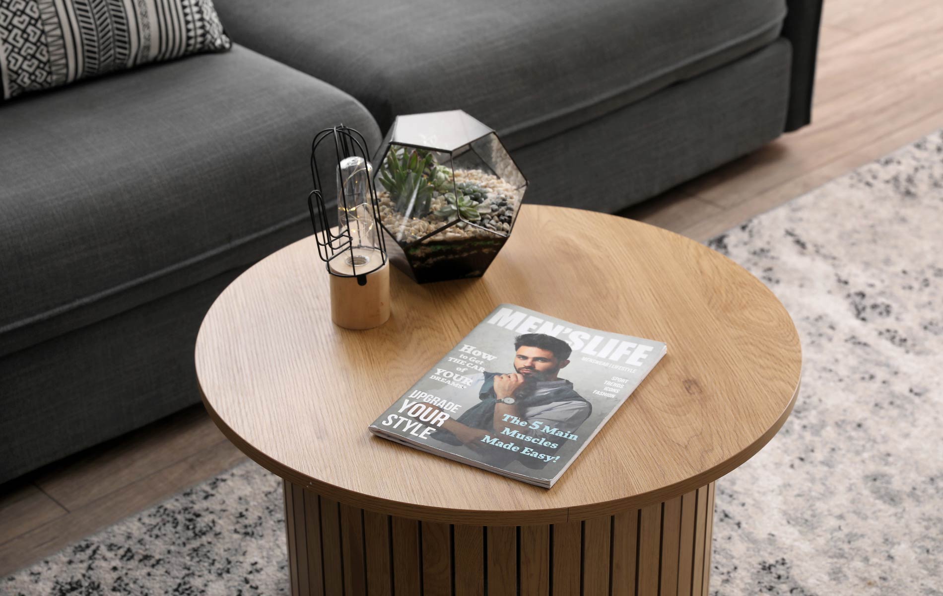 A magazine in a waiting room that Enhances Brand Messaging and Connection